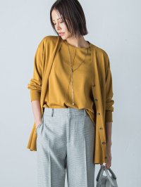 LAUTREAMONT/ロートレアモン LAUTREAMONT コットン混スムースロングカーディガン≪手洗い可能≫/506723168