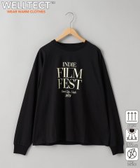 coen/【WELLTECT】天竺ロゴプリントロングスリーブTシャツ/506796095