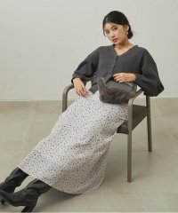 PROPORTION BODY DRESSING/リボン付きダルメシアン柄スカート/506835288