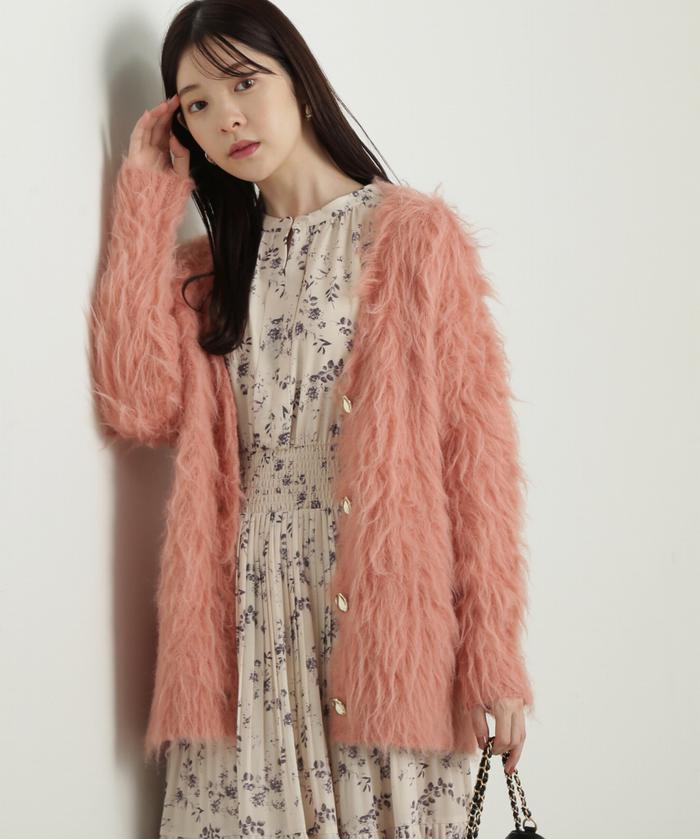 美品　BRIEFING カーディガン WEB限定 WARDROBE SMART】KOUKIN ハイゲージ ニット