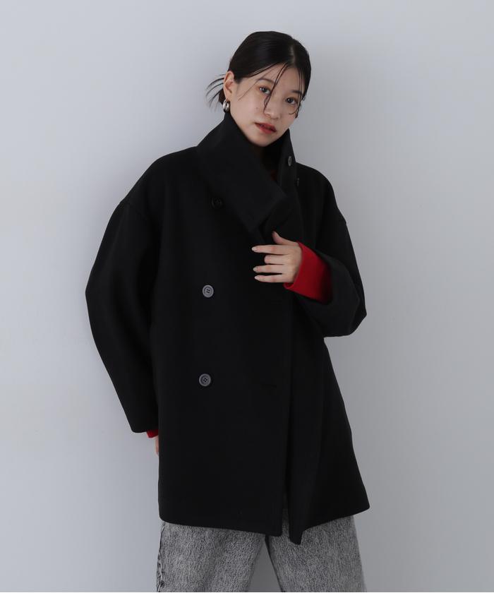 セール 50%OFF】スタンドカラーミディコート《S Size Line