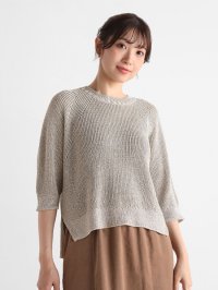 Vin/ヴァン Vin ラグランスリーブラメニットプルオーバー/506835654