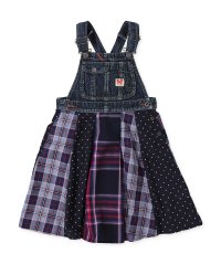 ゴートゥーハリウッド/ゴートゥーハリウッド GO TO HOLLYWOOD Checked Switching Pleats Jumper Skirt/506391768