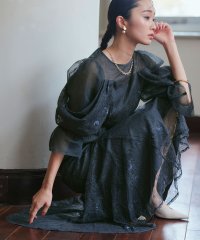 RUIRUE BOUTIQUE/ルイルエブティック RUIRUE BOUTIQUE レースオフショル・マーメイドフレアワンピースドレス/506794173