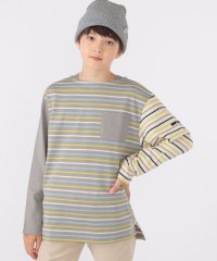 SHIPS KIDS/SHIPS KIDS:140～160cm / オーガニック コットン ボーダー 長袖 TEE/506836004