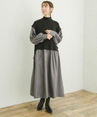 ITEMS URBAN RESEARCH/ニットベストドッキングワンピース/506836179