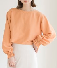 ad thie/アドティエ ad thie シャーリングスリーブリップルブラウス/506836519