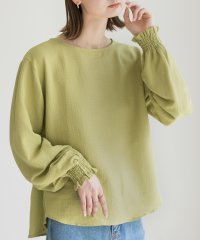 ad thie/アドティエ ad thie シャーリングスリーブリップルブラウス/506836519