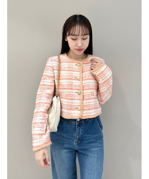 セール 50%OFF】ミックスツイードジャケット(506836699