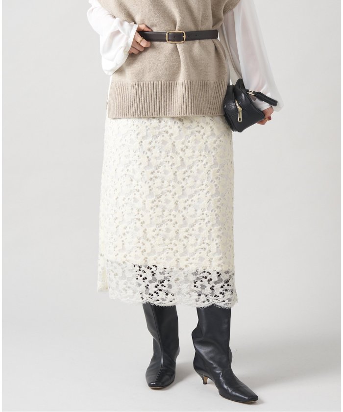 セール】Fluffy Wool レーススカート(506836771) | イエナ(IENA