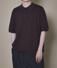 MAISON CLUB/【SETUP7】High gauge Knit Polo ハイゲージニットポロシャツ/506772657