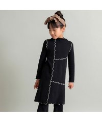 branshes/【WEB限定/DRC】配色メロウ長袖リブワンピース/506828047