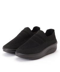 Lace Ladies/レースレディース Lace Ladies ソリッドカラー 厚底 メッシュ スリッポン シューズ/506834472
