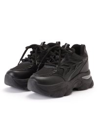 Lace Ladies/レースレディース Lace Ladies 配色タグ付き レースアップ 厚底 ダッド スニーカー/506834473