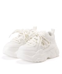 Lace Ladies/レースレディース Lace Ladies メッシュ ワイド レースアップ 超厚底 アグリーシューズ/506834480