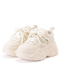 Lace Ladies/レースレディース Lace Ladies メッシュ ワイド レースアップ 超厚底 アグリーシューズ/506834480