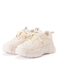 Lace Ladies/レースレディース Lace Ladies ソリッドカラー チェック柄 メッシュ レースアップ アグリーシューズ/506834489