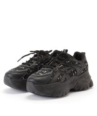 Lace Ladies/レースレディース Lace Ladies ミックス ツイード レースアップ 厚底 シューズ/506834492