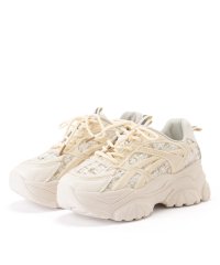 Lace Ladies/レースレディース Lace Ladies ミックス ツイード レースアップ 厚底 シューズ/506834492