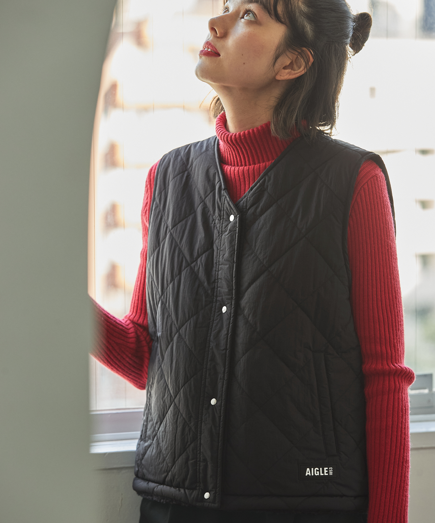 【エーグル】エーグル AIGLE ポーラテック フリースベスト RP エーグル AIGLE ポーラテック フリースベスト RP （ブラック