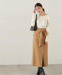 PROPORTION BODY DRESSING/ラップ風リボンタイトスカート　24AW/506837420