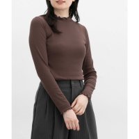 CINEMA CLUB/メローハイネックＴシャツ トップス カットソー 長袖 Tシャツ ロンＴ 長袖Tシャツ ハイネック 小顔効果 レディース/506837617