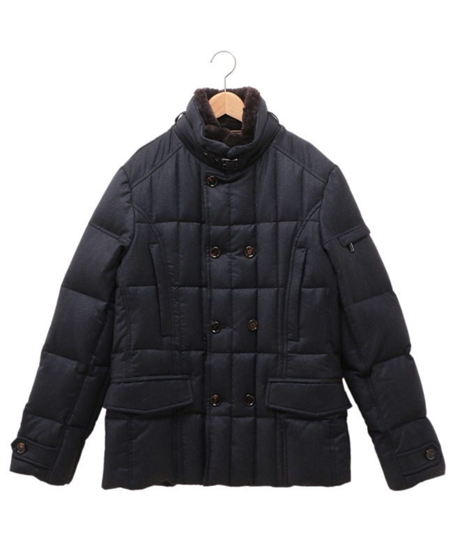 MOORER ムーレー 中綿リバーシブルコート 48 ネイビー MOORER ムーレー 中綿リバーシブルコート 48 ネイビー（MOORER