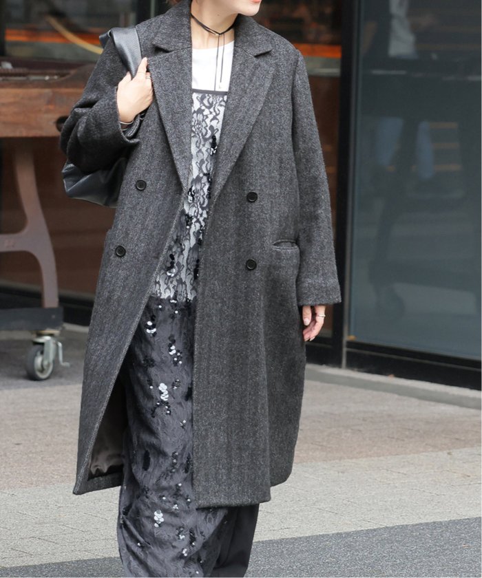 M90☆極美品☆22-23AW☆極上カシミヤブレンドコート ブルネロ M90☆極美品☆22-23AW☆極上カシミヤブレンドコート ブルネロ