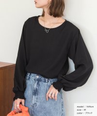 ad thie/アドティエ ad thie シャーリングスリーブ ジョーゼットブラウス/506839173