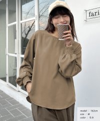 ad thie/アドティエ ad thie シャーリングスリーブ ジョーゼットブラウス/506839173