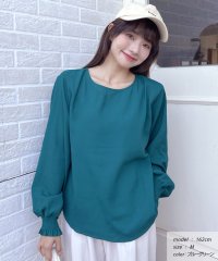 ad thie/アドティエ ad thie シャーリングスリーブ ジョーゼットブラウス/506839173