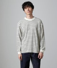 nano・universe/Anti Soaked(R)  ランダムボーダークルーネックTシャツ 長袖/506312444