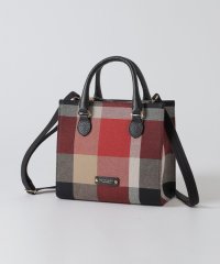 BLUE LABEL CRESTBRIDGE/クレストブリッジチェックキャンバススクエアミニトート/506458804