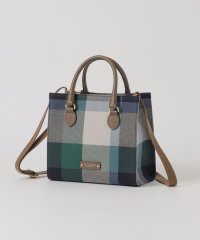 BLUE LABEL CRESTBRIDGE/クレストブリッジチェックキャンバススクエアミニトート/506458804