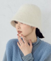 COMME CA ISM /シャギーニット　バケットハット/506752365