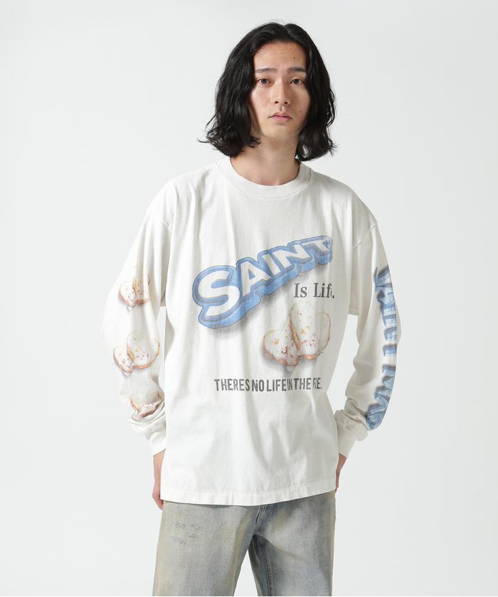 SA_LS TEE/HEART CKIE - SAINT MXXXXXX (セントマイケル) - tops