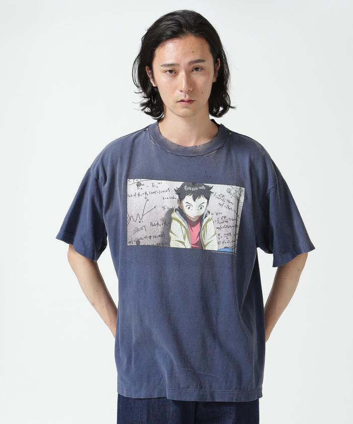 SAINT MICHAEL/セント マイケル/PT_SS TEE/PLUTO/NAVY(506839985