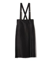 SHIPS WOMEN/【SHIPS別注】assiette:〈手洗い可能〉メタリック サスペンダー スカート/506840000
