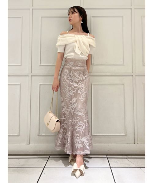 セール 50%OFF】レースアップマーメイドスカート(506840248