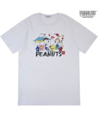  PEANUTS/ピーナッツ PEANUTS スヌーピー Tシャツ 半袖 トップス 和柄 プリント SNOOPY PEANUTS/506840348