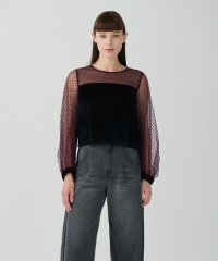 GRACE CONTINENTAL/フロッキーチュールコンビトップ/506840673