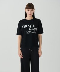 GRACE CONTINENTAL/レタードシルケットTシャツ/506840674