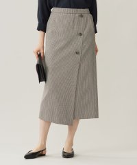 JIYU-KU(LARGE SIZE)/【撥水加工・洗える】TRギャバチェック柄 スカート/506840746