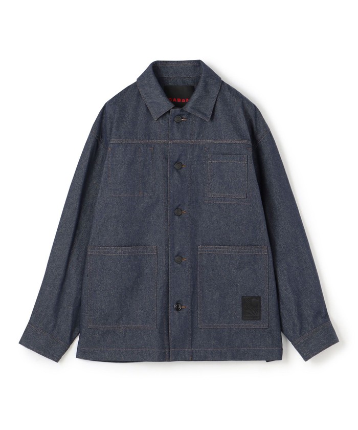 【美品】CABaN コンパクトコットンギャバ カバーオール　Lサイズ CABAN チェック柄 カバーオール Lサイズ （CABaN コンパクト