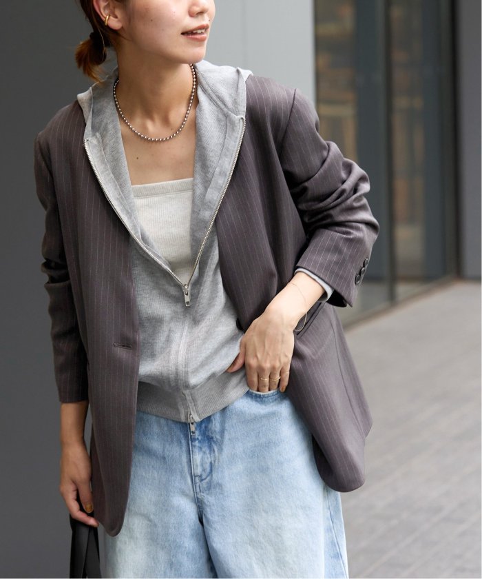 JOURNAL STANDARD relume 見苦しく コットンツイルノーカラーモッズ