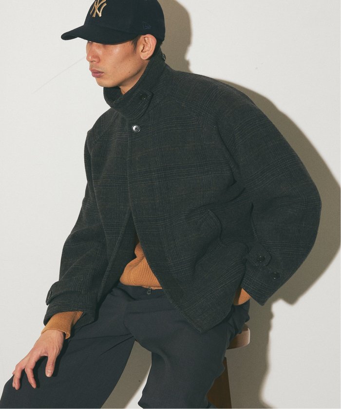 セール 30%OFF】S140 ウールモッサ ショートマックブルゾン セール 30%OFF】S140 ウールモッサ ショートマックブルゾン