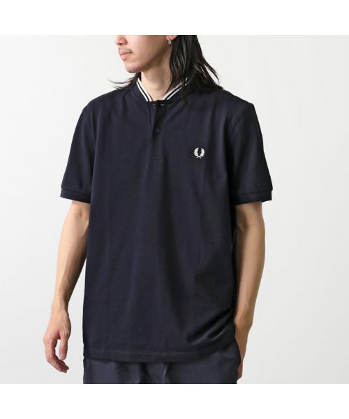 フレッドペリー Ribbed Polo Shirt ポロシャツ Pointelle Detail Knitted Polo Shirt(10 X90：PUTTY PINK