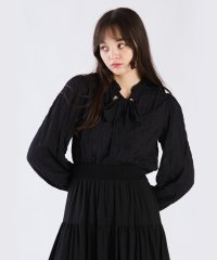 To b. by agnes b./WW64 CHEMISE RCストレッチリボンブラウス/506203999