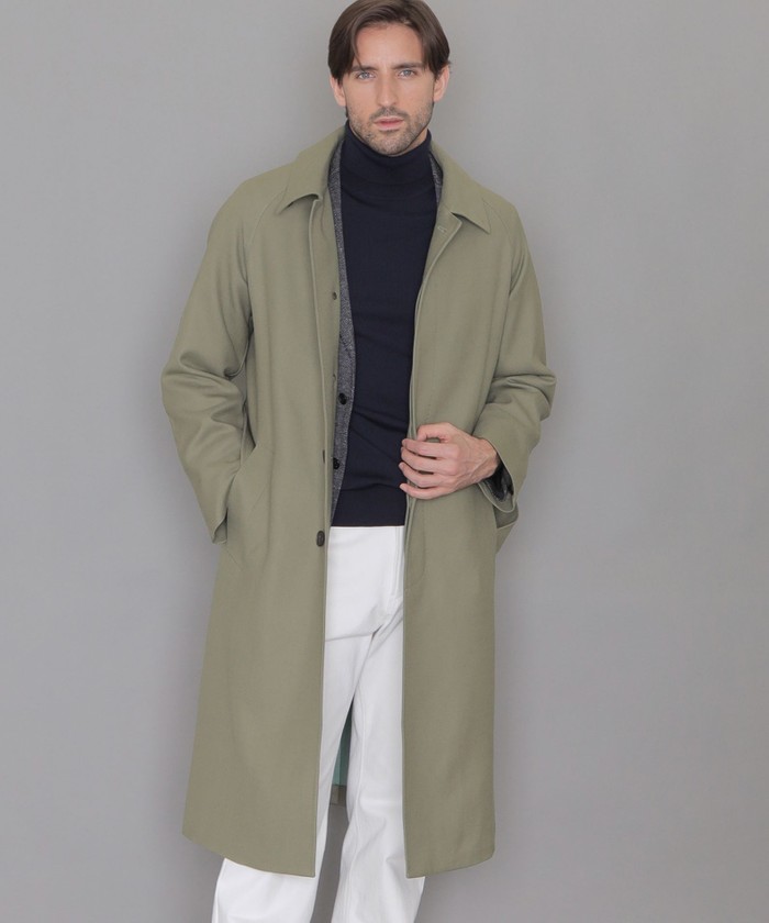 MACKINTOSH LONDONステンカラーコート38ウール×シルク