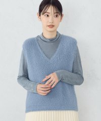 COMME CA ISM /【ウォッシャブル】シャギー Vネックベスト/506752355